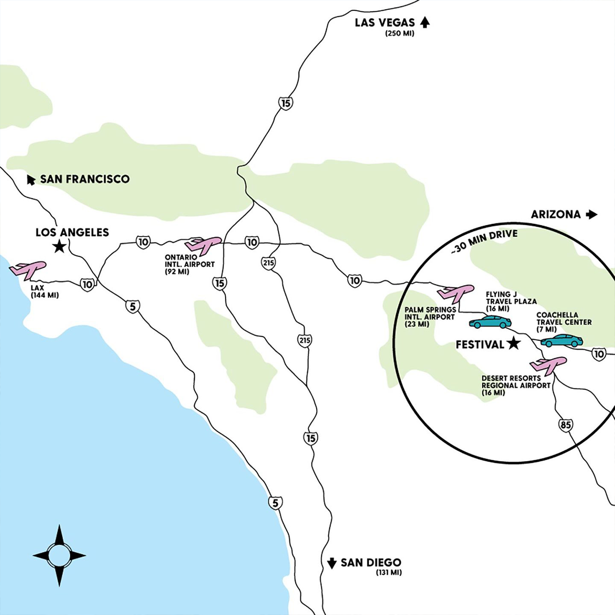 Driving Directions map