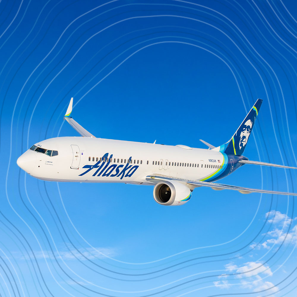 Alaska Airlines airplane