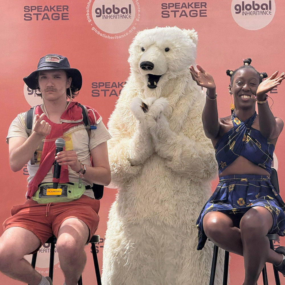 Contestants at Polar Bear Dating Game