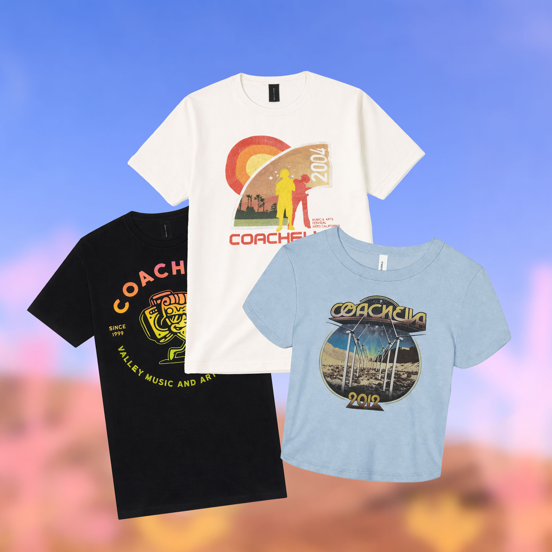 Customized Coachella t shirts
