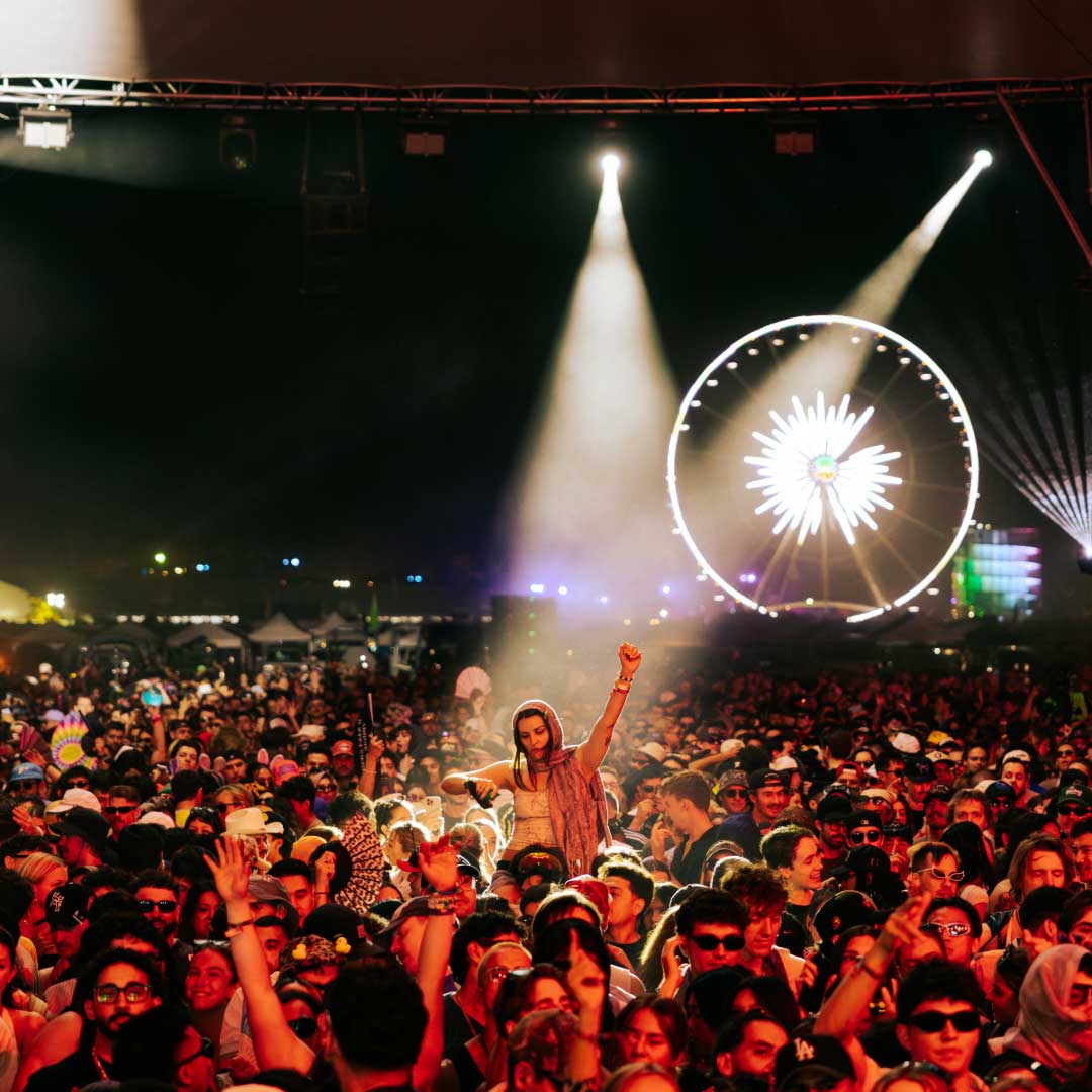 silent disco at Coachella