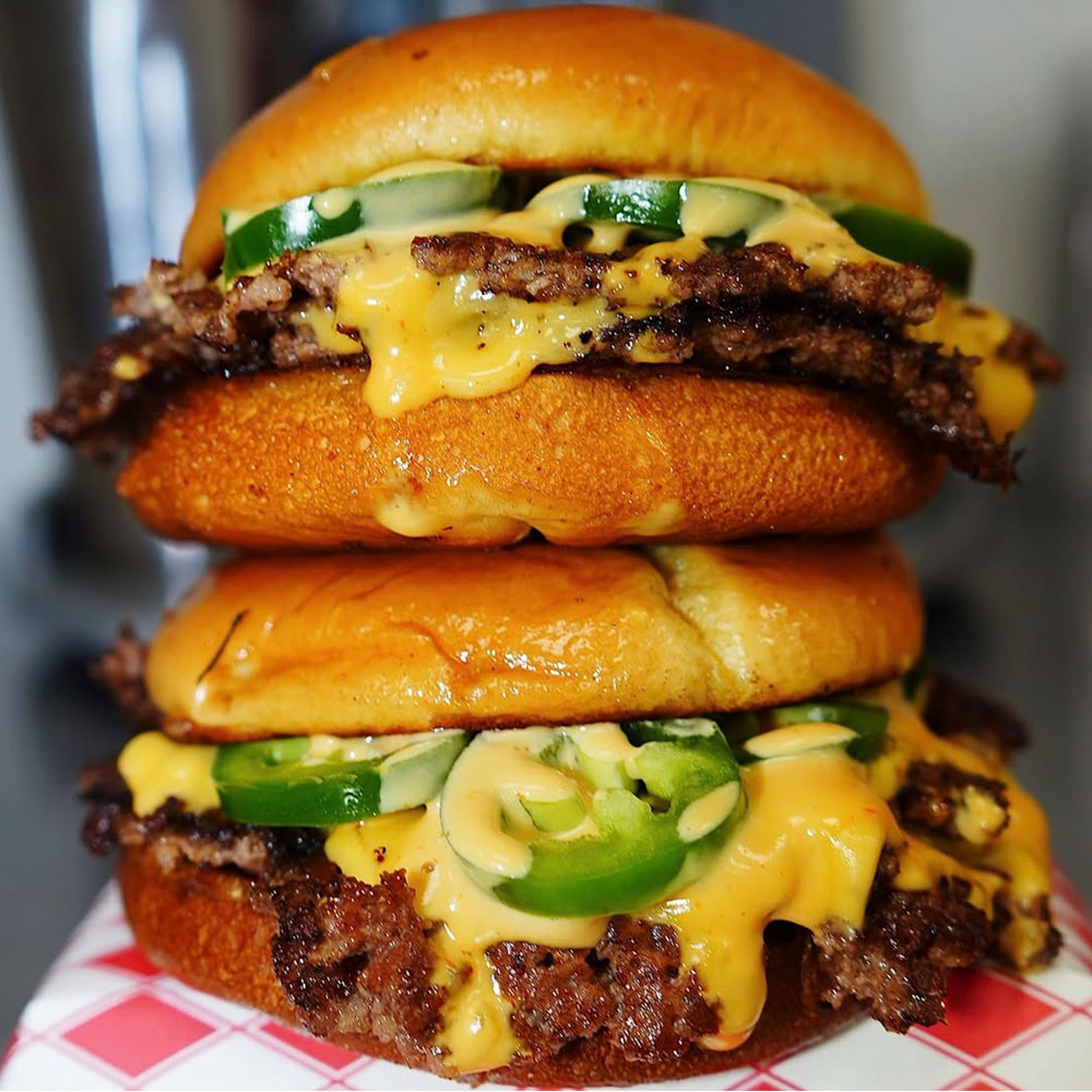 Papa Headz smash burger