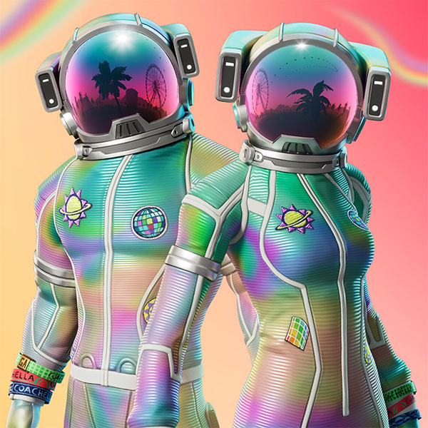 Astronauts in Fortnite graphic