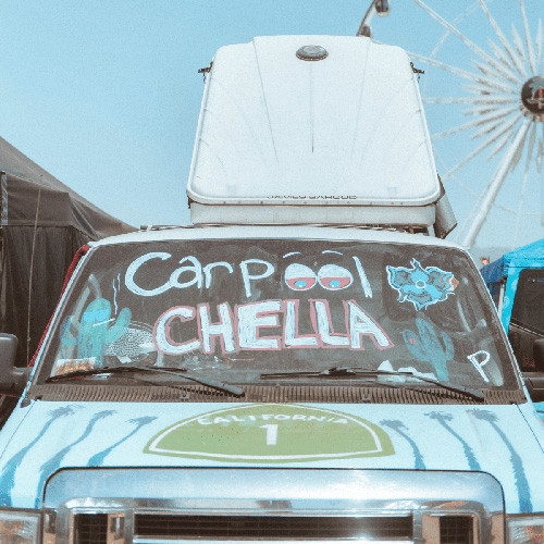 Carpoolchella van