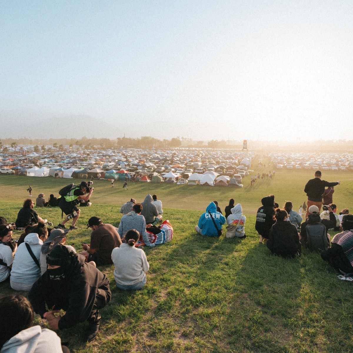 Coachella camping field