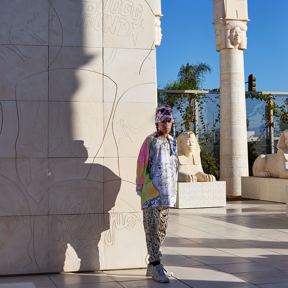 Lauren Halsey standing outside