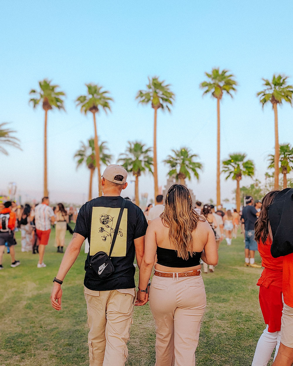 Photo of couple holding hands