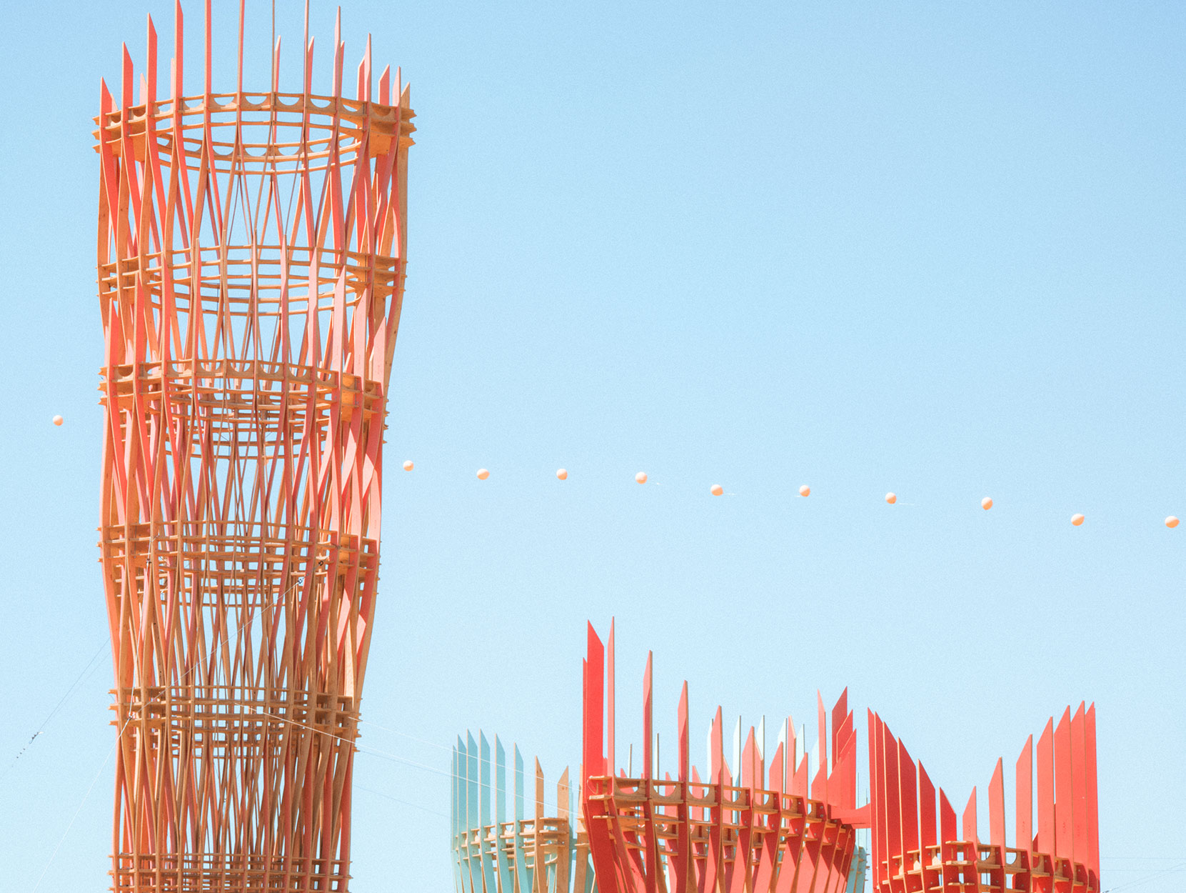 art installation at Coachella