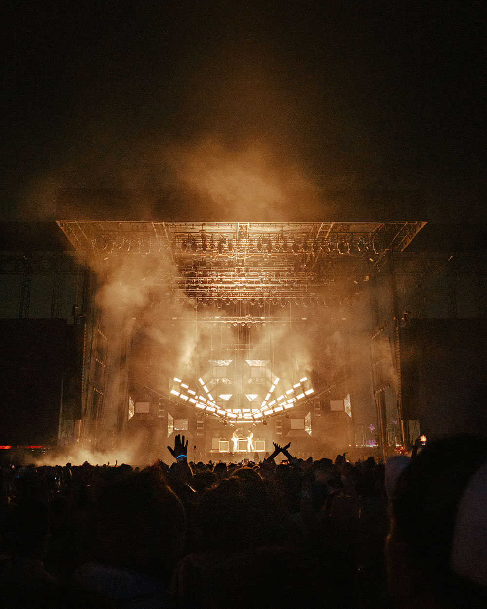 photo of stage at night