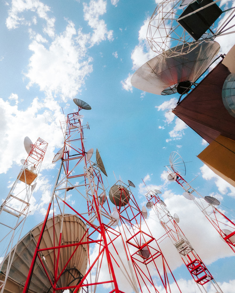 art installation at Coachella