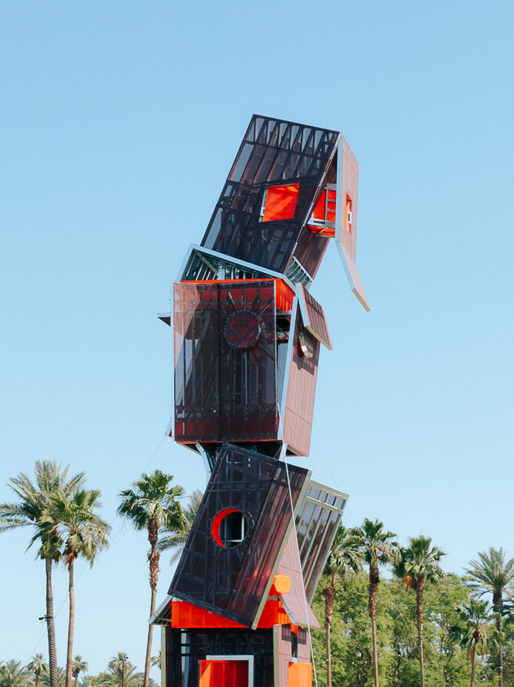 art installation at Coachella
